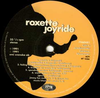 LP Roxette: Joyride