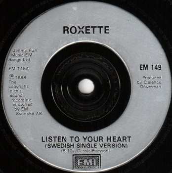 SP Roxette: Listen To Your Heart / Dangerous