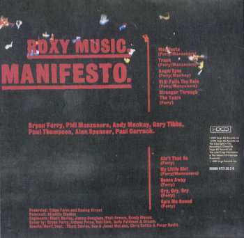 5CD/Caja Roxy Music: 5 Album Set