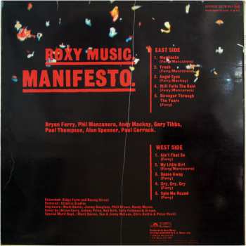 LP Roxy Music: Manifesto