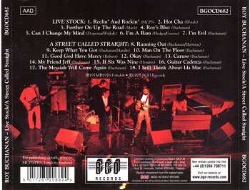 CD Roy Buchanan: Live Stock / A Street Called Straight