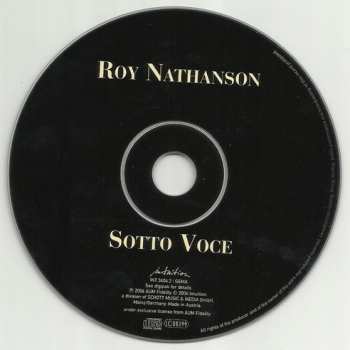 CD Roy Nathanson: Sotto Voce