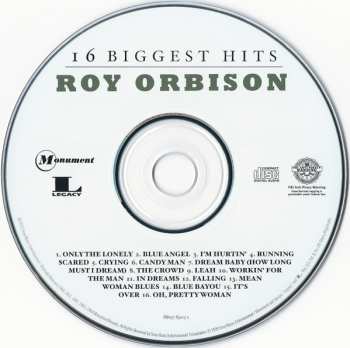 CD Roy Orbison: 16 Biggest Hits