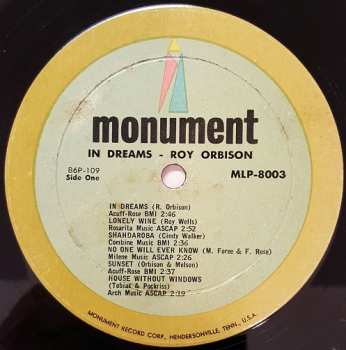 LP Roy Orbison: In Dreams