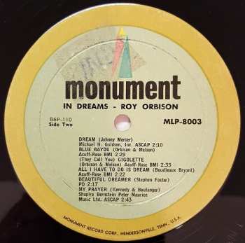 LP Roy Orbison: In Dreams