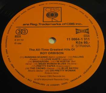 LP Roy Orbison: The All-Time Greatest Hits Of Roy Orbison