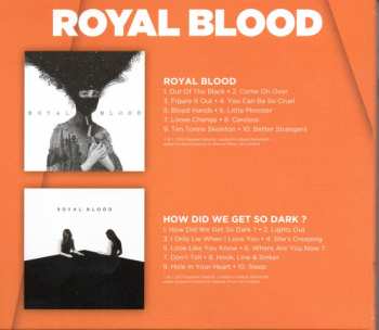 2CD/Caja Royal Blood: Royal Blood + How Did We Get So Dark ? LTD
