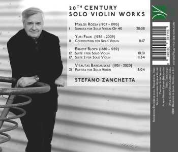 CD Miklós Rózsa: 20th Century Solo Violin Works