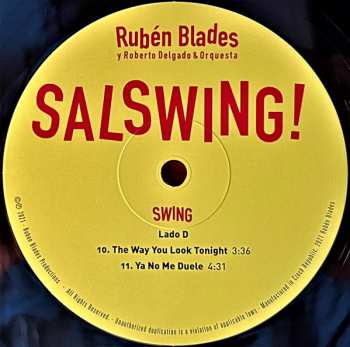 2LP Ruben Blades: Salswing!