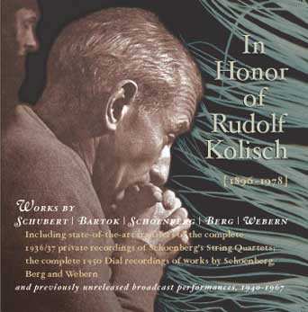 6CD/Caja Rudolf Kolisch: In Honor Of Rudolf Kolisch