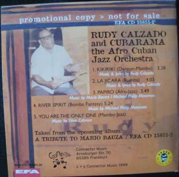 CD Jane Bunnett: A Tribute To Mario Bauza