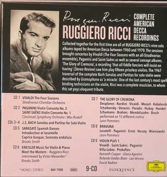 9CD/Caja Ruggiero Ricci: Complete American Decca Recordings