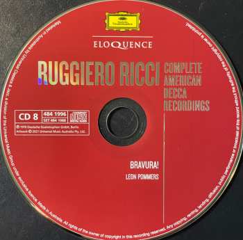 9CD/Caja Ruggiero Ricci: Complete American Decca Recordings