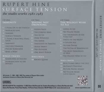 3CD/Caja Rupert Hine: Surface Tension (The Studio Works 1981-1983)