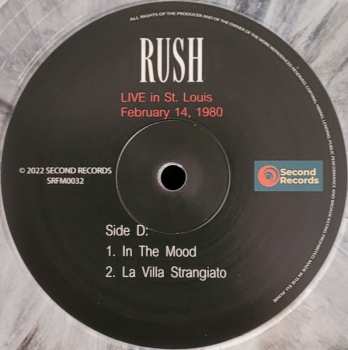 2LP Rush: Live In St. Louis 1980 CLR | LTD