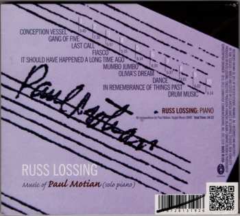 CD Russ Lossing: Drum Music (Music Of Paul Motian)