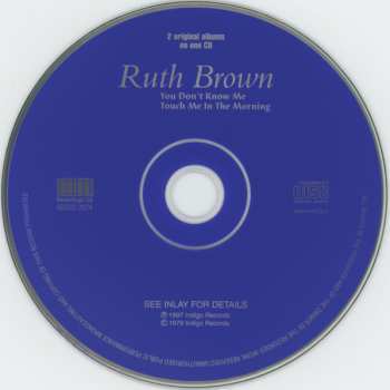 CD Ruth Brown: You Don't Know Me / Touch Me In The Morning