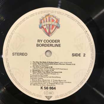 LP Ry Cooder: Borderline