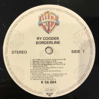 LP Ry Cooder: Borderline