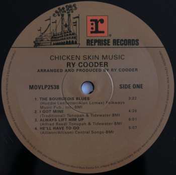 LP Ry Cooder: Chicken Skin Music 