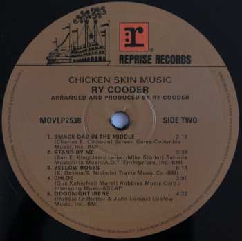 LP Ry Cooder: Chicken Skin Music 