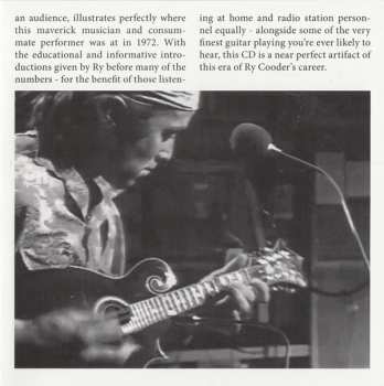 CD Ry Cooder: Ditty Wah Ditty · Live In Cleveland 1972