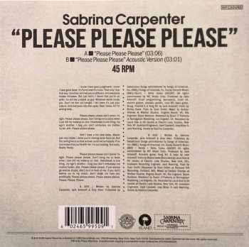 SP Sabrina Carpenter: Please Please Please CLR