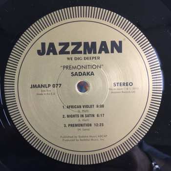 LP Sadaka: Premonition LTD | NUM