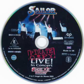 DVD Sailor: Live! In Concert