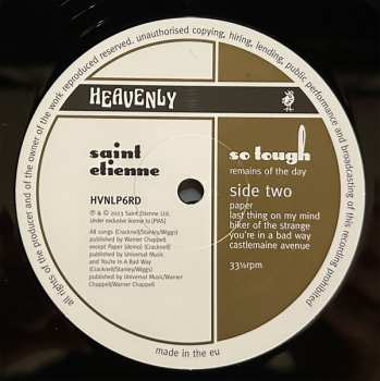 3LP/SP/Caja Saint Etienne: So Tough LTD