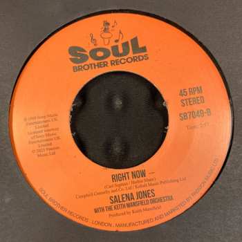 SP Salena Jones: Am I The Same Girl (Soulful Strut) / Right Now