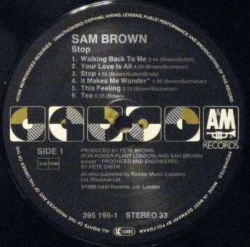 LP Sam Brown: Stop!