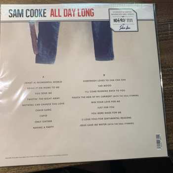LP Sam Cooke: All Day Long  LTD | CLR