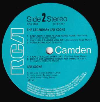 LP Sam Cooke: The Legendary Sam Cooke