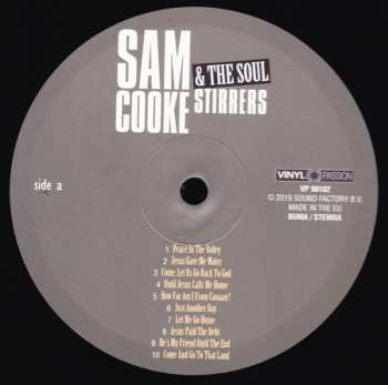 LP Sam Cooke & The Soul Stirrers: Just Another Day - 20 Gospel Greats