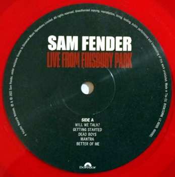 2LP Sam Fender: Live From Finsbury Park LTD | CLR