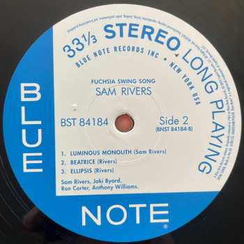 LP Sam Rivers: Fuchsia Swing Song