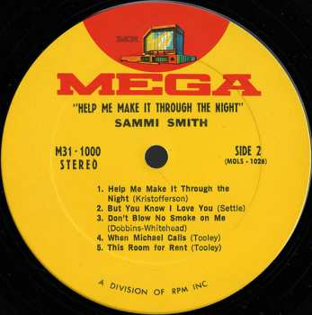 LP Sammi Smith: Help Me Make It Through The Night