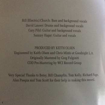 CD Sammy Hagar: Standing Hampton