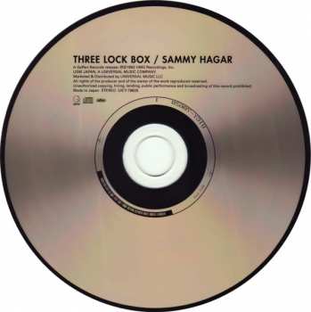 CD Sammy Hagar: Three Lock Box = スリー・ロック・ボックス LTD