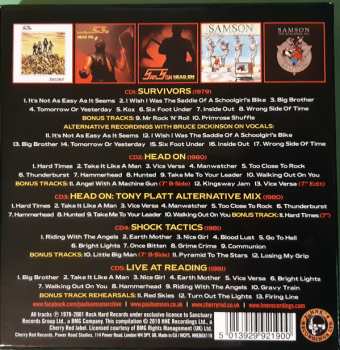 5CD/Caja Samson: Bright Lights The Albums 1979-1981