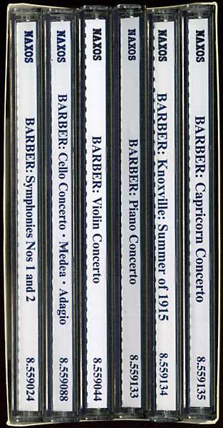 6CD/Caja Samuel Barber: Complete Orchestral Works