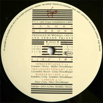 LP Sandra: Mirrors