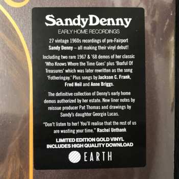 2LP Sandy Denny: Early Home Recordings  CLR | LTD