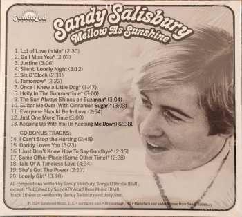 CD Sandy Salisbury: Mellow As Sunshine