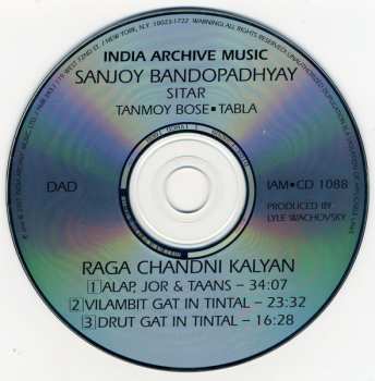 CD Sanjoy Bandopadhyay: Raga Chandni Kalyan