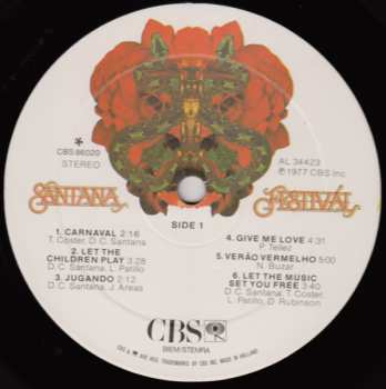 LP Santana: Festivál