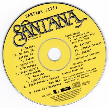 CD Santana: Santana III