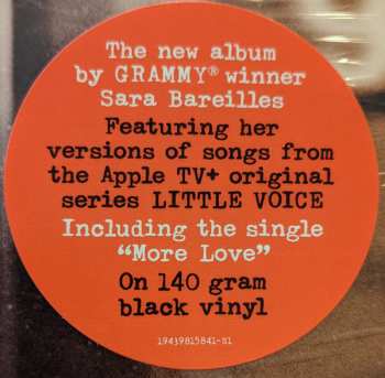 LP Sara Bareilles: More Love (Songs From Little Voice Season One)