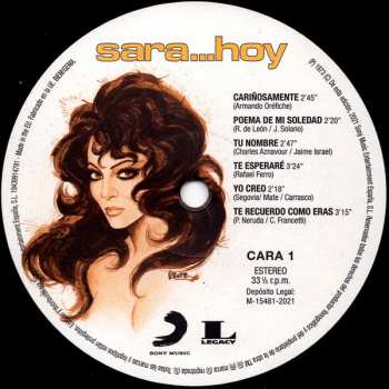 LP Sara Montiel: Sara... Hoy